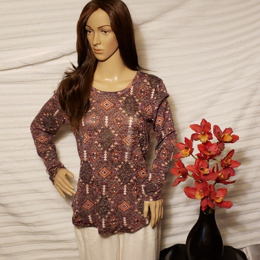 WF Aztec Blouse - NWT